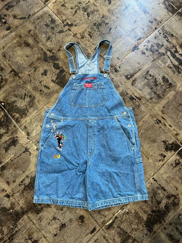 LOONEY TUNES SHORT OVERALLS SIZE: XL (LADIES)