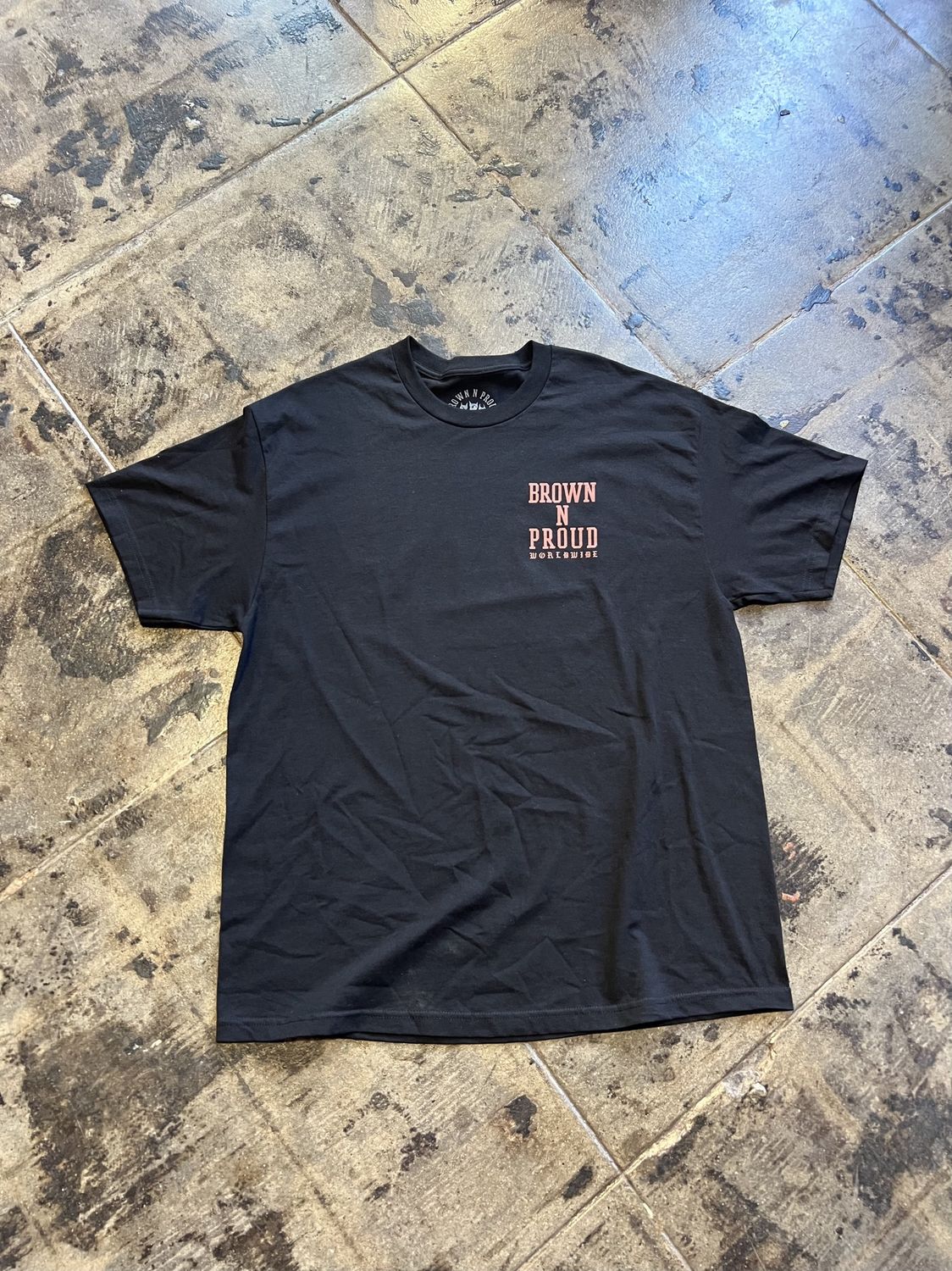 BROWN AND PROUD TEE SZ: XL