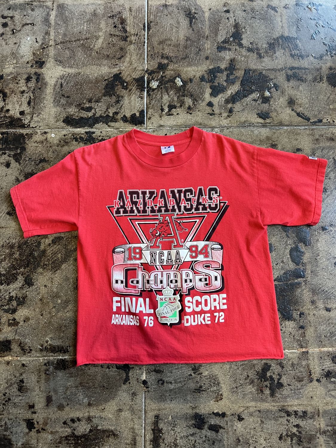 ARKANSAS RAZORBACKS TEE SZ: S