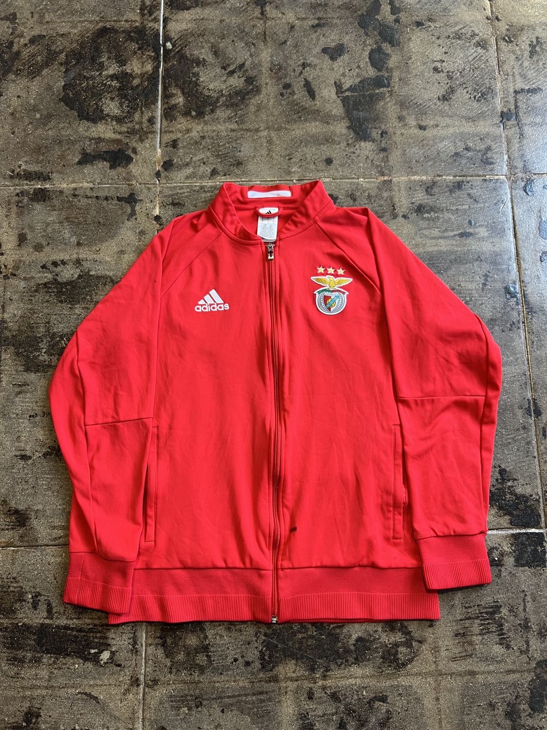 RED ADIDAS BENFICA ZIPUP