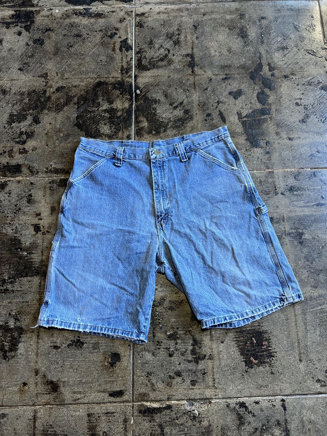 DENIM WRANGLER JORTS