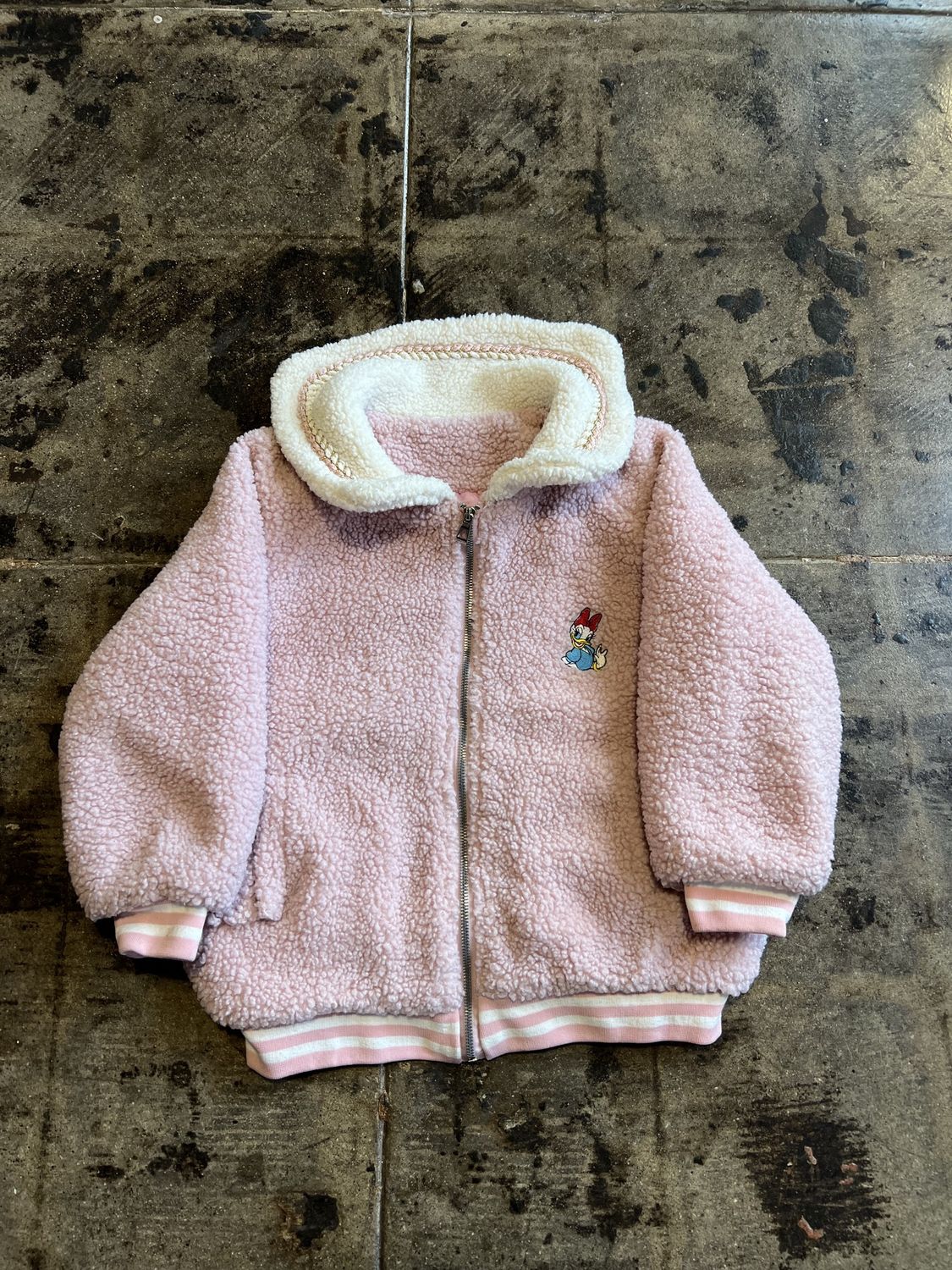 DAISY DUCK FLEECE ZIPUP