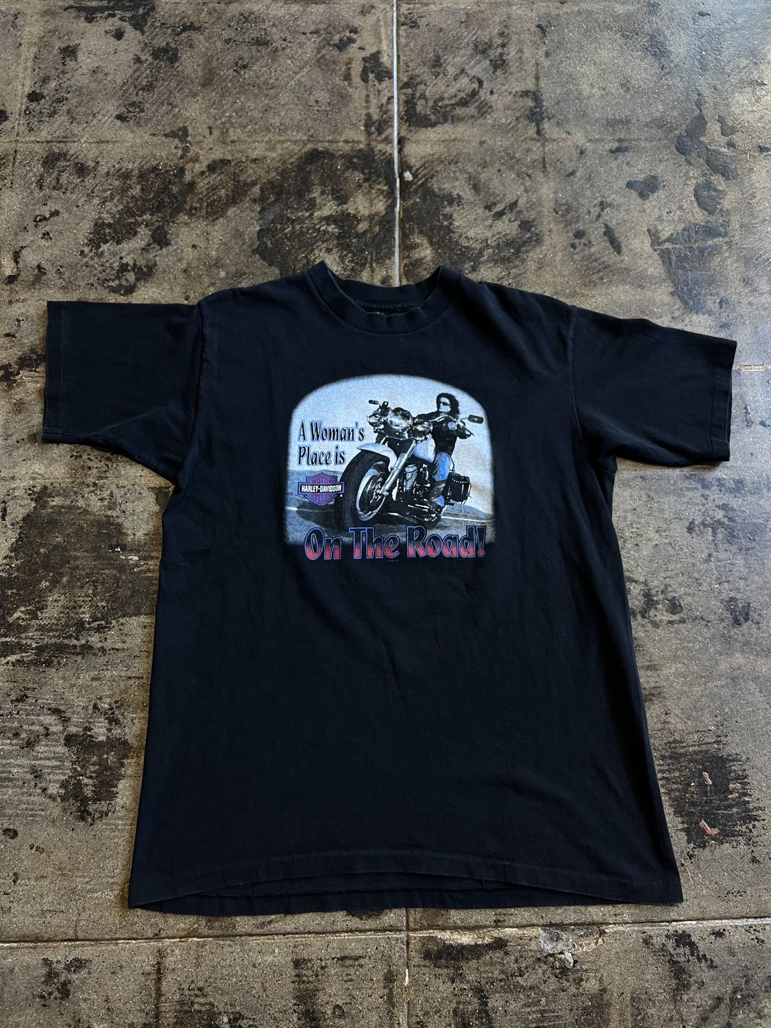 BLACK HARLEY-DAVIDSON OAKLAND TEE