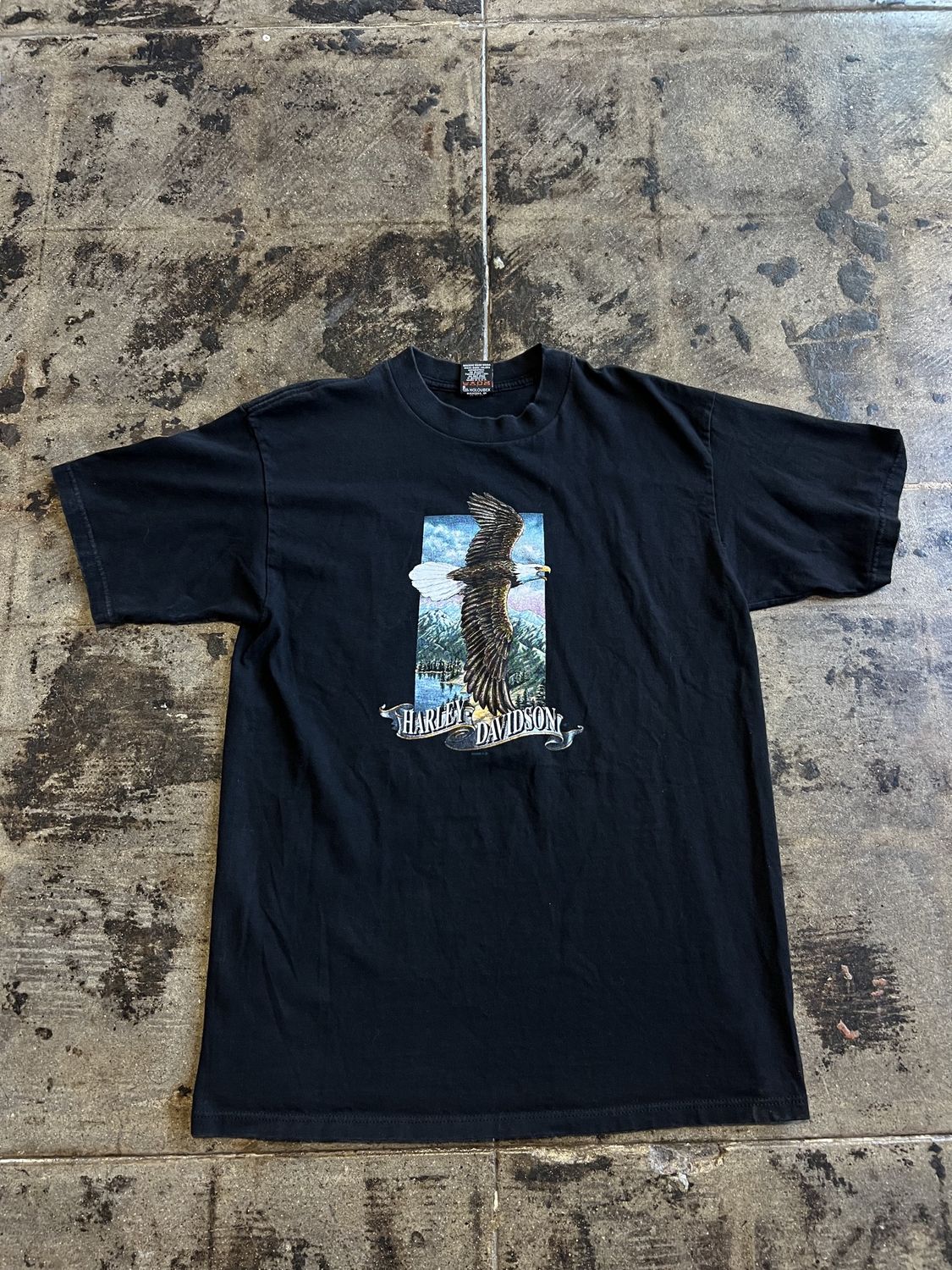 BLACK HARLEY-DAVIDSON OH TEE