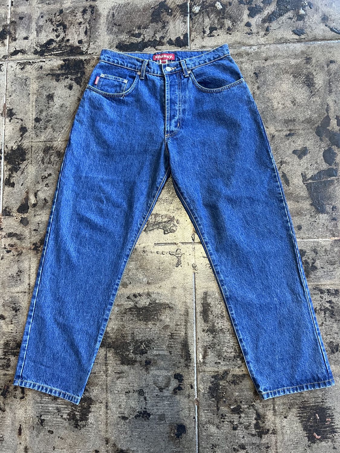 STUSSY BLUE JEANS