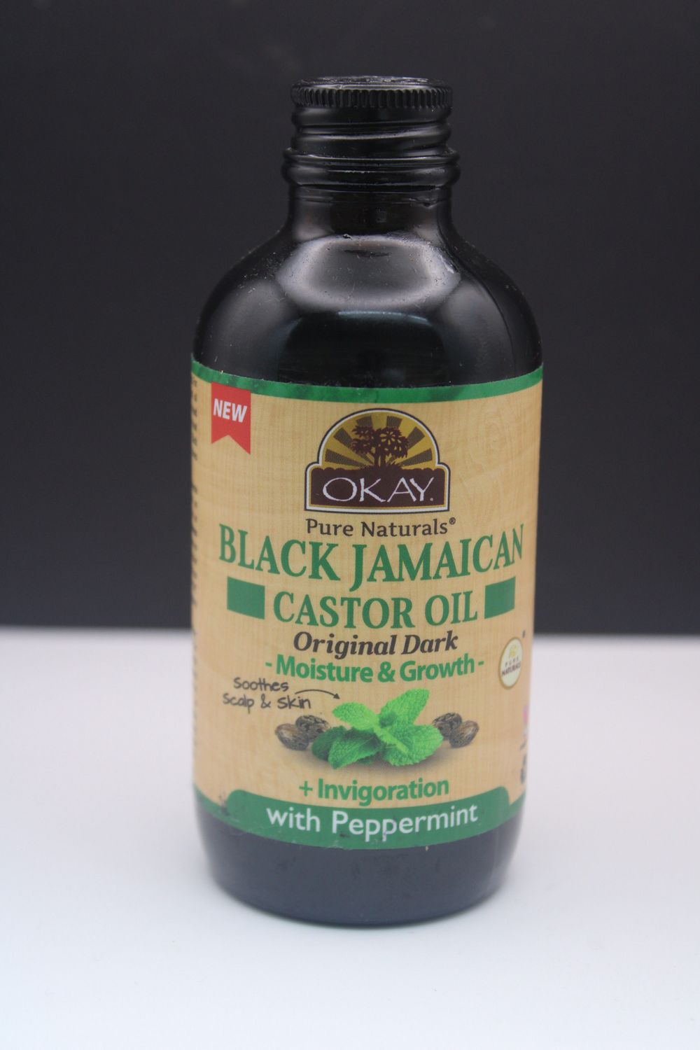 Black Jamaican Castor Oil w/Peppermint