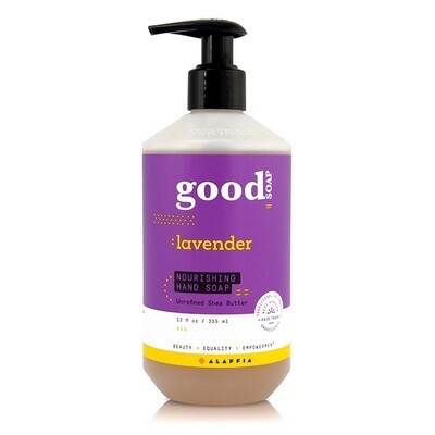 Alaffia Good Soap Lavender Hand Soap 12 fl oz
