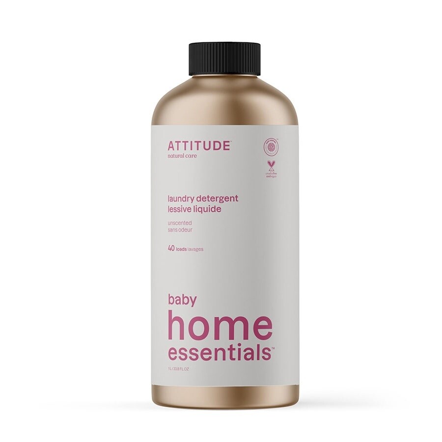 Attitude Baby Home Essentials Unscented Laundy Detergent 32 fl. oz.