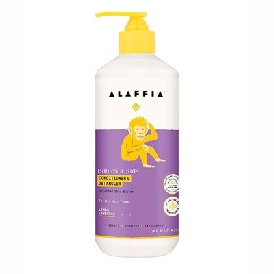 Alaffia Lemon Lavender Kids Conditioner &amp; Detangler 16 fl. oz.