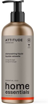 Attitude Orange and Sage Dishwashing Liquid 16 fl. oz