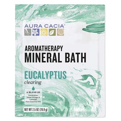 Aura Cacia Eucalyptus Mineral Bath 2.5 oz