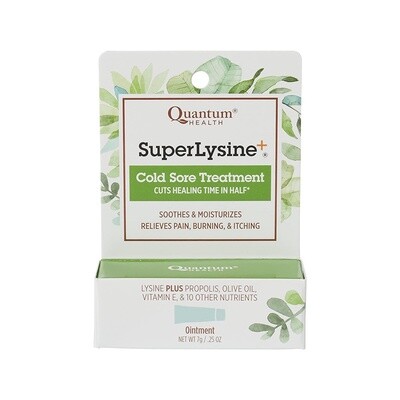 Quantum Super Lysine + Cream for Cold Sores 0.25 oz.