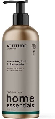 Attitude Lavender and Rosemary Dishwashing Liquid 16 fl. oz