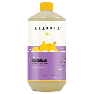 Alaffia Lemon Lavender Shea Bubble Bath 32 fl. oz.
