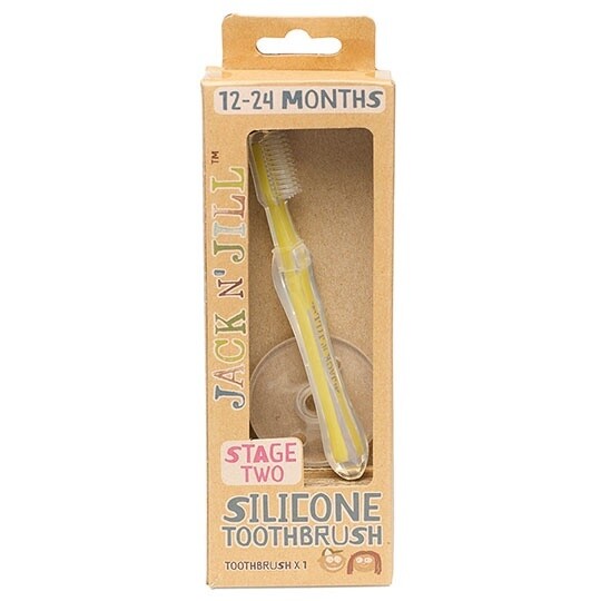 Jack n&#39; Jill Kids Silicone Toothbrush Stage 2 (12 to 24 months) Toothbrush