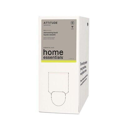 Attitude Geranium and Lemongrass Dishwashing Liquid Refill 67.62 fl. oz