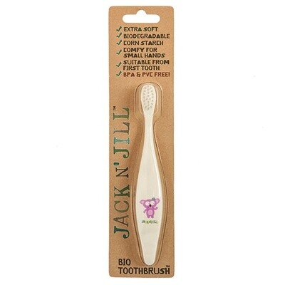 Jack n&#39; Jill Kids Koala Bio Toothbrush with Compostable &amp; Biodegradable Handle