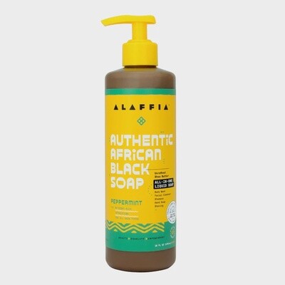 Alaffia Authentic African Peppermint Black Soap