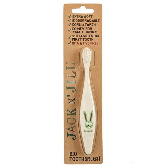 Jack n&#39; Jill Kids Bunny Bio Toothbrush with Compostable &amp; Biodegradable Handle
