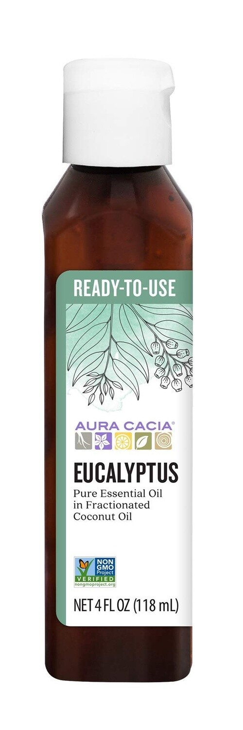 Aura Cacia Eucalyptus Ready to Use Essential Oil 4 fl. oz
