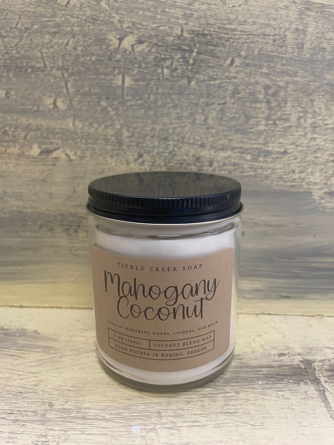 Mahogony Coconut Candle