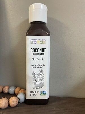 Aura Cacia Fractionated Coconut Oil 4.0 fl. oz.