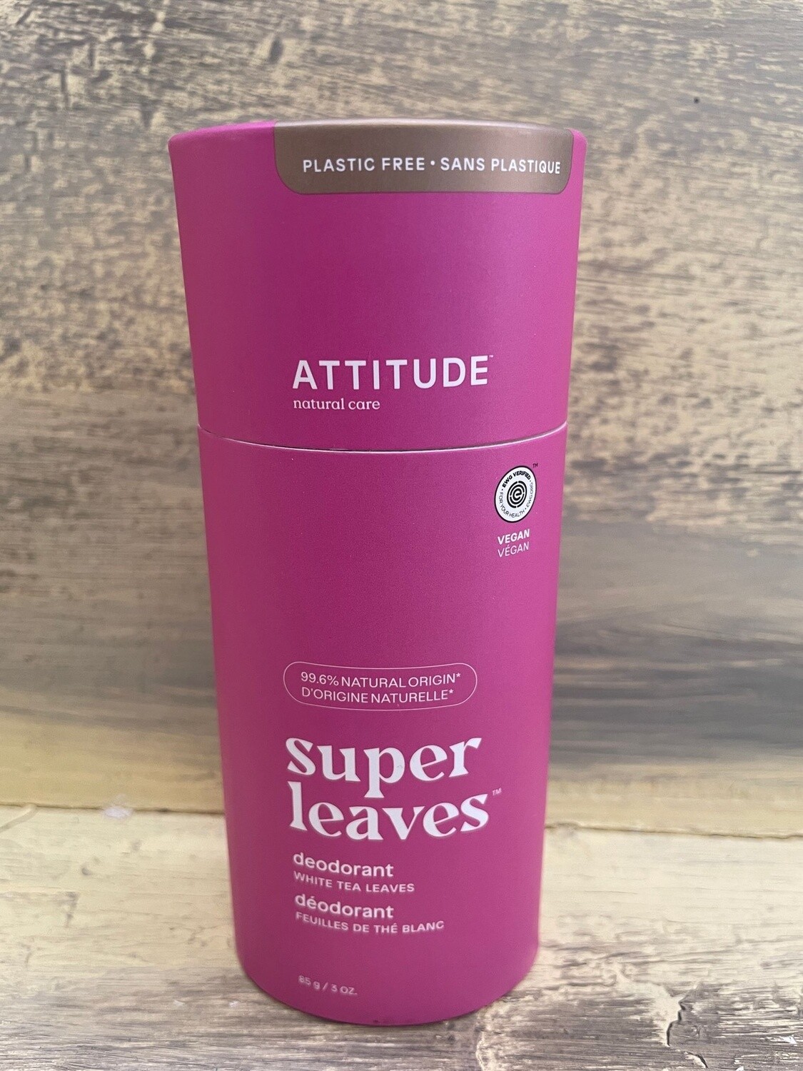 Attitude Super Leaves White Tea Deodorant 3 oz