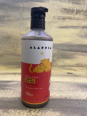 Alaffia Coconut Strawberry Shampoo &amp; Body Wash 16 fl. oz.