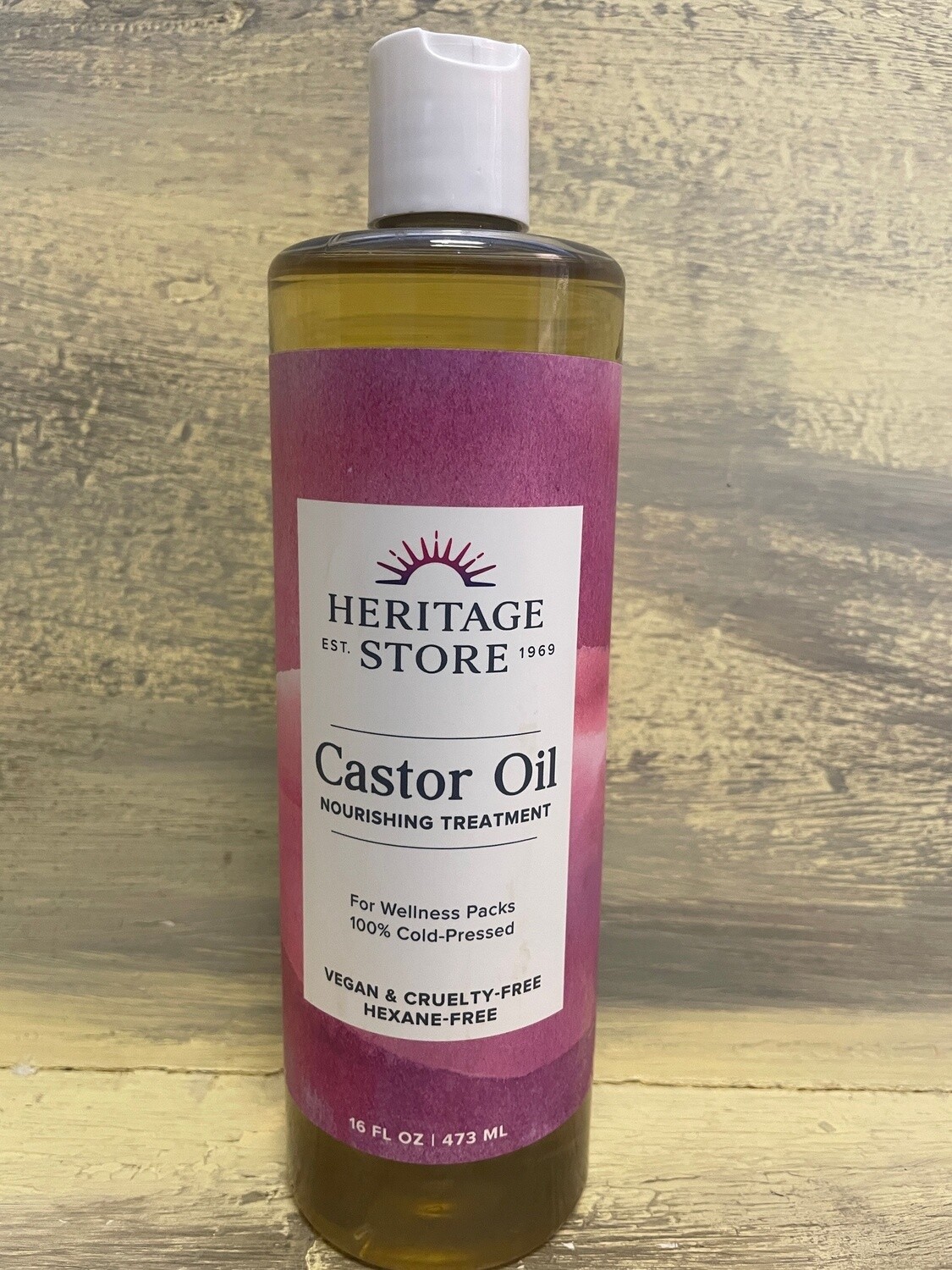 Heritage Store Castor Oil 16 fl. oz.
