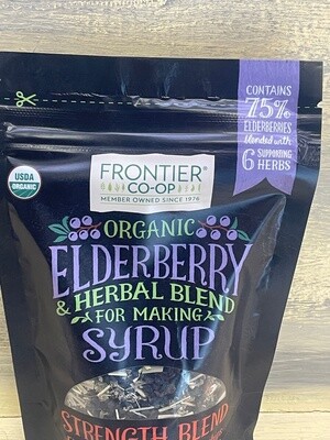 Elderberry &amp; Herb Blend for Syrup — Strength Blend, Organic 4.23 oz.