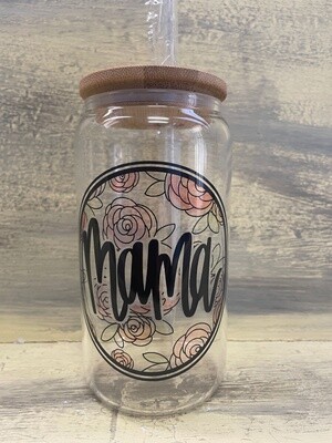 Mama Glass Cup 160z