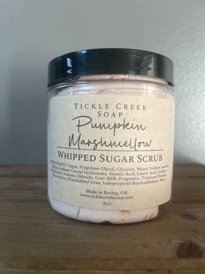 Pumpkin Marshmallow Whipped Sugar Scrub