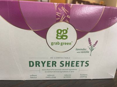 Grab Green Dryer Sheets-Lavender 80ct