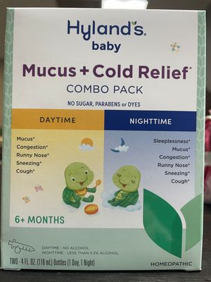 Hylands Baby Mucus + Cold Relief Combo Day/Night