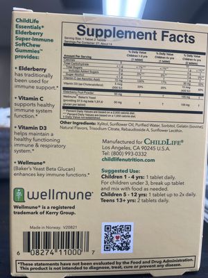 Elderberry Super-Immune Gummies