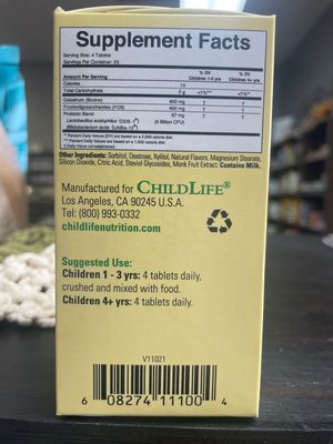 ChildBiotics Probiotic with Colostrum