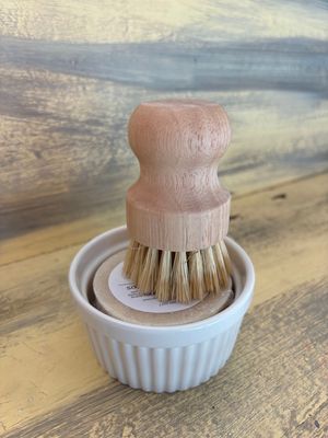 Farmhouse Fresh Linen Dish Soap with Brush