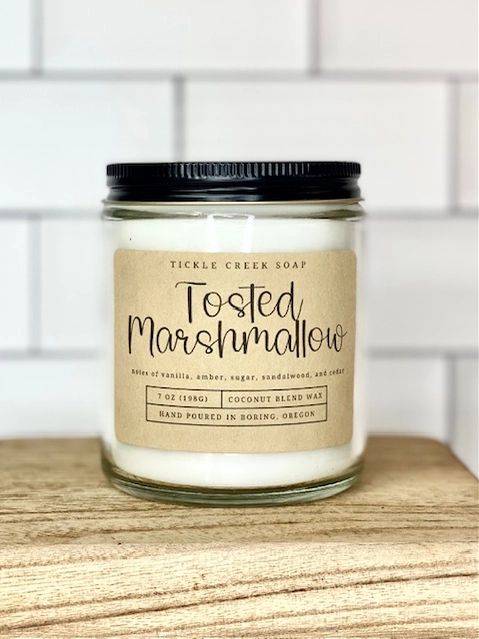 Toasted Marshmallow  Coconut  Apricot Candle