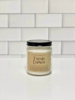 Fresh Lemon  Coconut Apricot Candle
