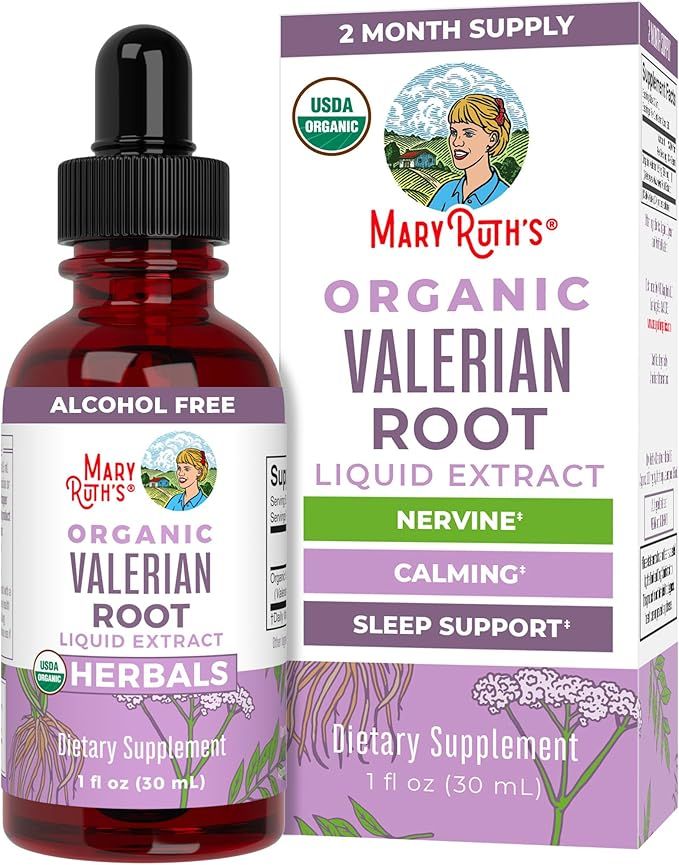 MaryRuths Organic Valerian Liquid Drops 1 fl. oz.