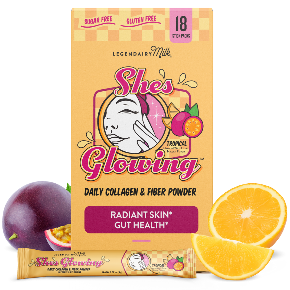 Legendairy- She’s Glowing™ Collagen Peptides &amp; Fiber Powder