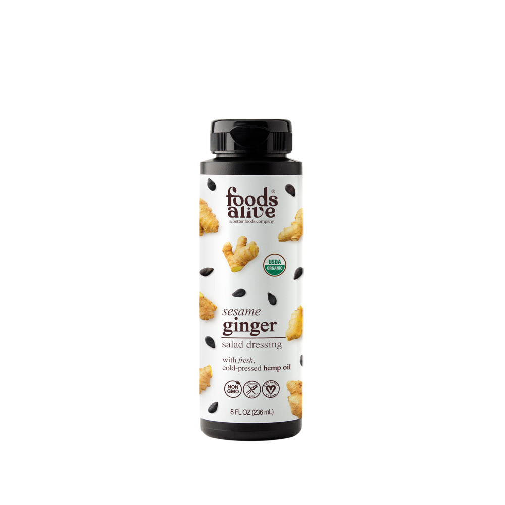 Organic Sesame Ginger Salad Dressing by Foods Alive