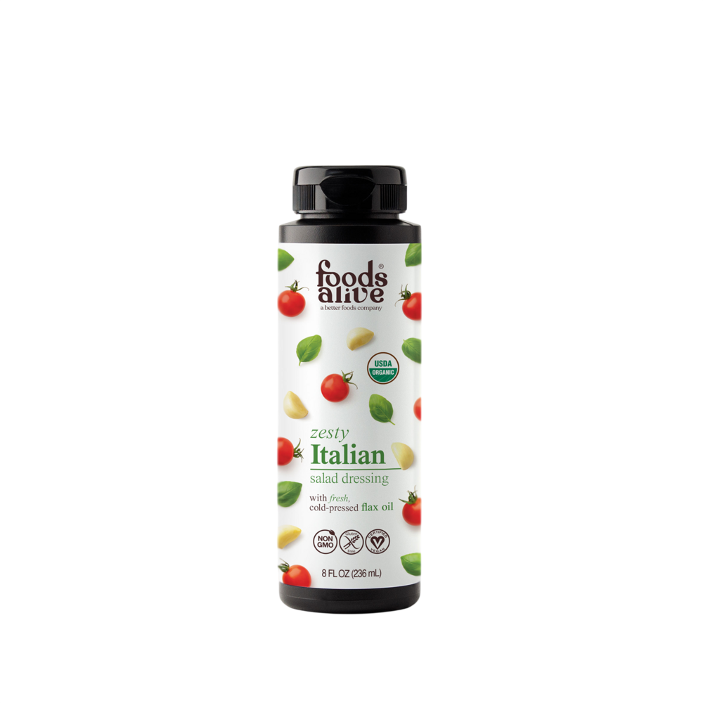 Organic Zesty Italian salad dressing by Foods Alive