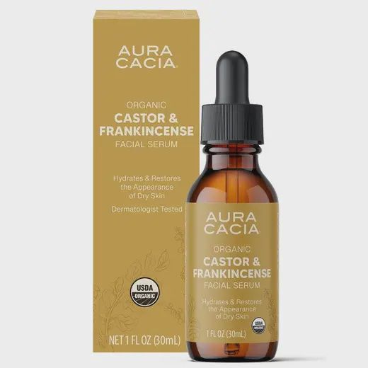 Aura Cacia Organic Castor And Frankincense Face Serum, 1 fl. oz. Aura Cacia Organic Castor And Frankincense Face Serum, 1 fl. oz.