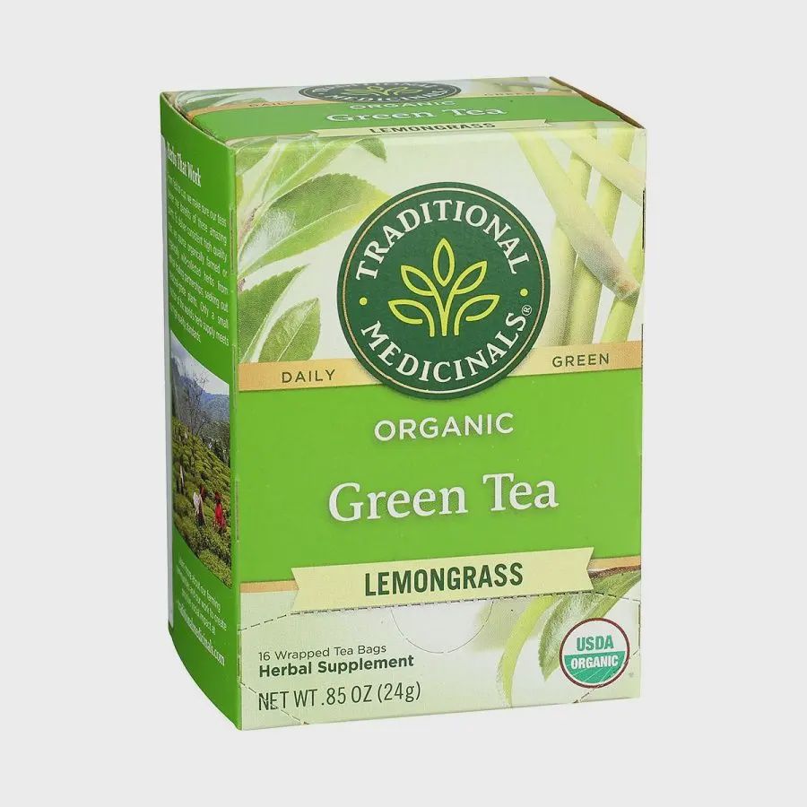 Traditional Medicinals Organic Green Lemongrass Tea 16 count