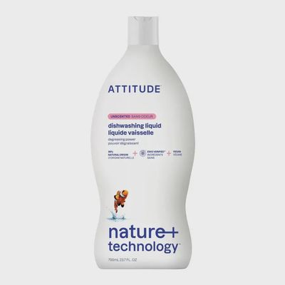 Attitude Fragrance-Free Dishwashing Liquid 23.6 fl. oz.