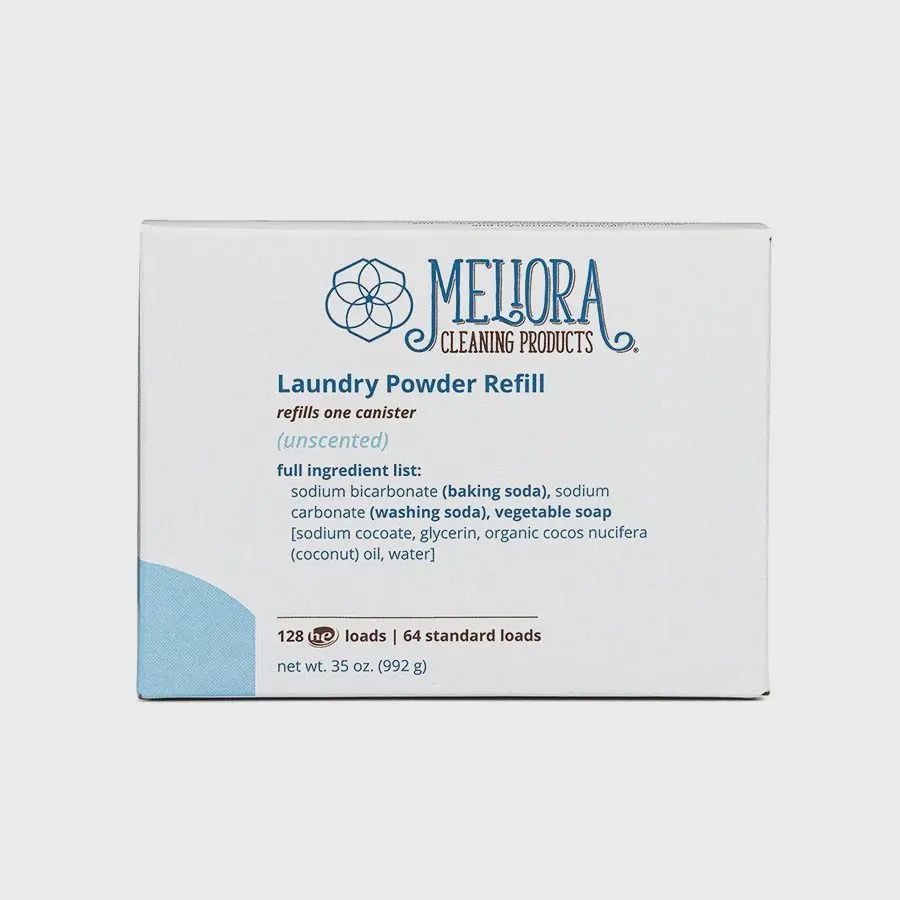 Meliora Cleaning Products Unscented Plastic-Free Laundry Powder Refill 35 oz.