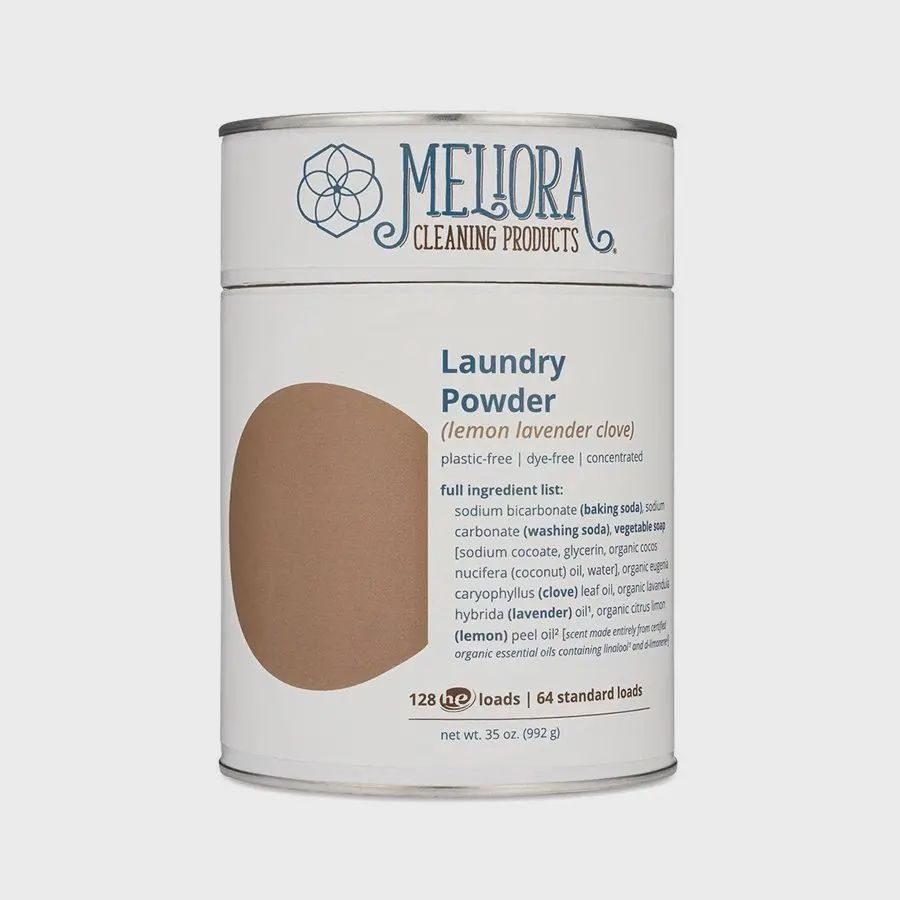 Meliora Cleaning Products Lemon-Lavender-Clove Plastic-Free Laundry Powder 35 oz.