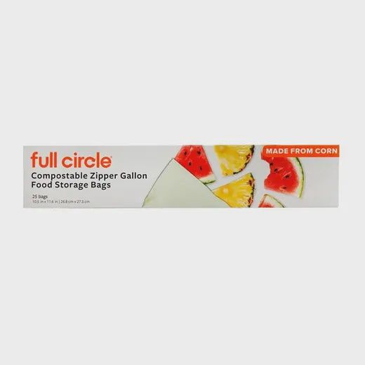 Full Circle Compostable Gallon Bags 25 count