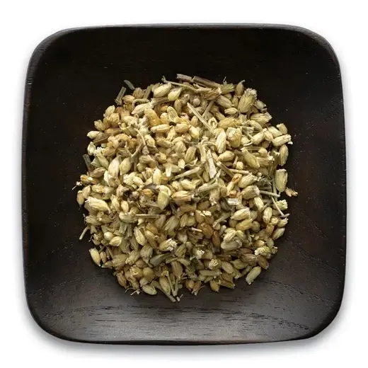 Yarrow Flowers, Cut &amp; Sifted, Organic 1 lb.